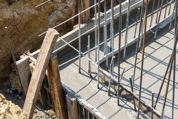 Concrete Footing Pouring in San Marcos