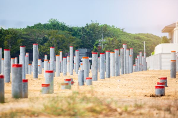 Concrete Pile Installation in San Marcos