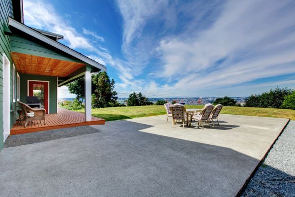 Backyard Concrete Paving in San Marcos