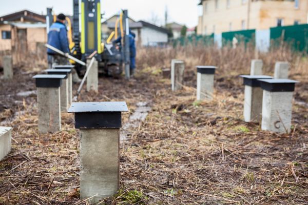 Concrete Piling Installation in San Marcos