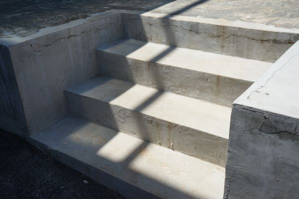 Poured Steps Installation in San Marcos