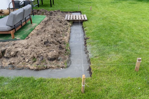 Cement Footer Installation in San Marcos