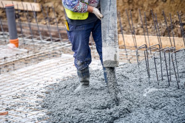 Cabin Foundation Pouring in San Marcos